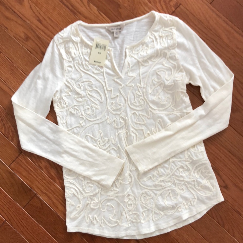 NWT Lucky Brand size XS long sleeve top